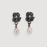 Ravel Mini Pearl - Pendientes Oxidados