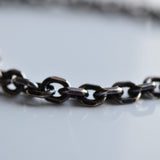 Collar Faun Dorado con cadena oxidada