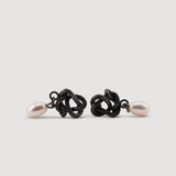 Ravel Mini Pearl - Pendientes Oxidados