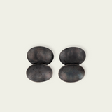 Pendientes Ovalis Doble Negro