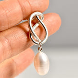Ravel Pearl - pendientes colgantes de plata M