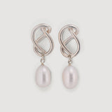 Ravel Pearl - pendientes colgantes de plata M