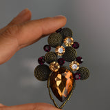 Broche Vintage Cereza