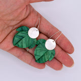 Pendientes Garden Silk Verde