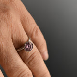 Anillo Minimal Rosa Pastel