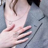 Ravel - Anillo de plata mate
