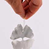 Pendientes Garden Ginkgo Blanco