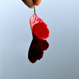 Garden - pendientes colgantes de cobre esmaltado