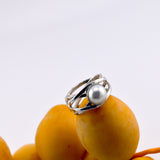 Copernicus Pearl - Anillo de plata de ley con perla
