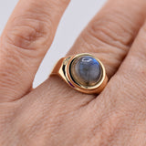 Signets - Anillo de oro con piedra labradorita