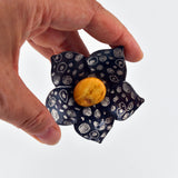 Flower Pearls – brooch with a white pearl