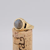 Signets - Anillo de oro con piedra labradorita