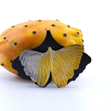 Flower Pearls – brooch with a white pearl