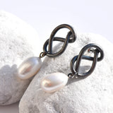 Ravel Pearl - pendientes oxidados