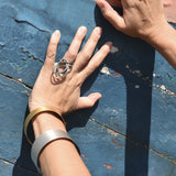 Ravel - Anillo de plata mate