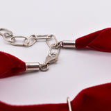 Collar Faro Blanco Grande Tercipelo