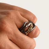 Anillo Edera Magma de Oro