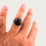 Anillo Garden Granada Negra