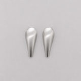 Pendientes Riviera Grande Blanco Mate Long