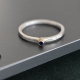 Anillo Minimal Zafiro