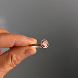 Anillo Minimal Rosa Pastel