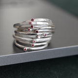 Anillo Minimal Rosado Mate