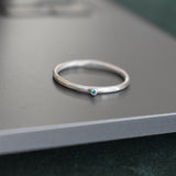 Anillo Minimal Menta Mate