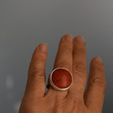 Anillo Mare More Luna Coral