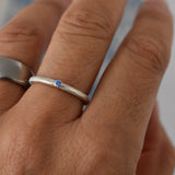 Anillo Minimal Menta Mate