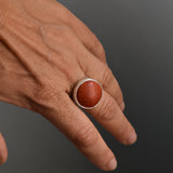 Anillo Mare More Luna Coral