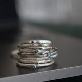 Anillo Minimal Menta Mate