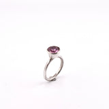 Anillo Minimal Rosa Pastel