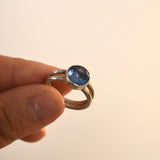 Anillo Minimal Alma Azul