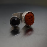 Anillo Mare More Duo Coral y Perla
