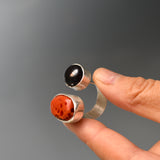 Anillo Mare More Duo Coral y Perla