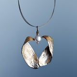 Mistletoe silver necklace