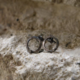 Pendientes Minimal Oxidado
