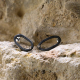 Pendientes Minimal  Negro