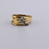 Anillo Minimal Dorado Pulido