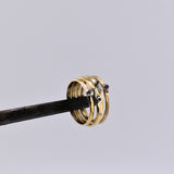 Anillo Minimal Dorado Pulido