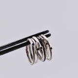 Anillo Minimal Azul Marino Mate