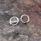 Pendientes Minimal Rosado