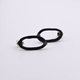 Pendientes Minimal  Negro