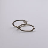 Pendientes Minimal Ojo Blanco