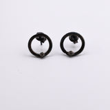 Pendientes Minimal Oxidado