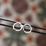 Pendientes Minimal Azul
