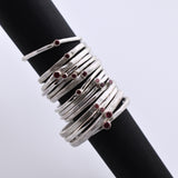 Anillo Minimal Rosado Mate