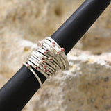 Anillo Minimal Rosado Mate