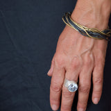 Anillo Faro Luar Blanco