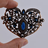 Broche Vintage Retro Azul